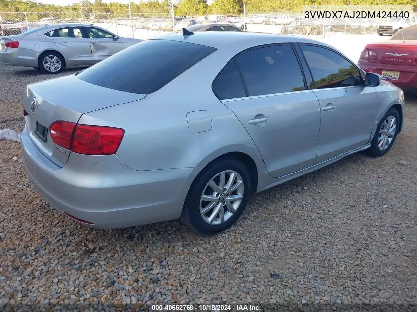 2013 Volkswagen Jetta 2.5L Se VIN: 3VWDX7AJ2DM424440 Lot: 40652768