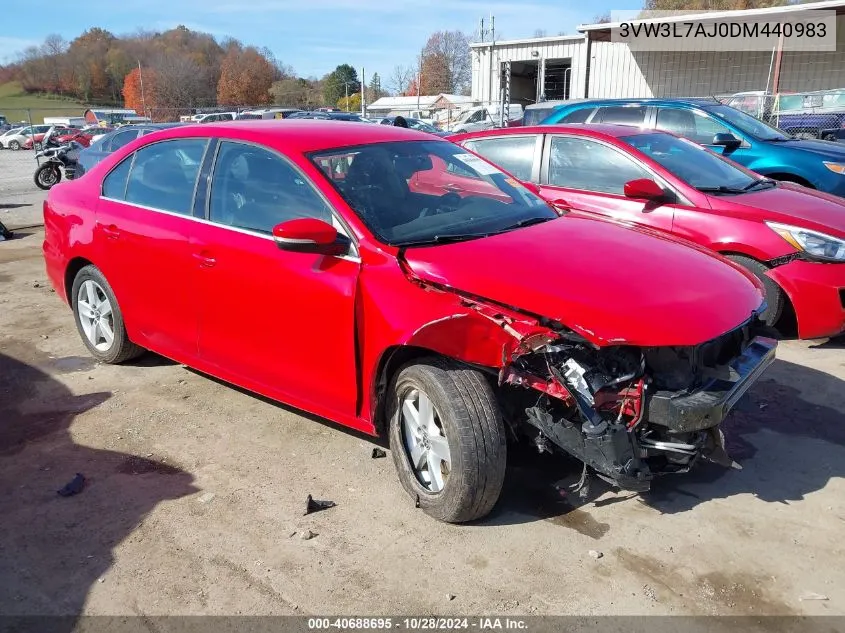 2013 Volkswagen Jetta Tdi VIN: 3VW3L7AJ0DM440983 Lot: 40688695