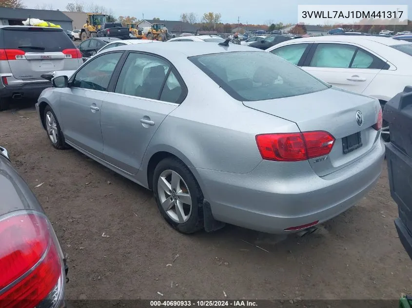 2013 Volkswagen Jetta 2.0L Tdi VIN: 3VWLL7AJ1DM441317 Lot: 40690933