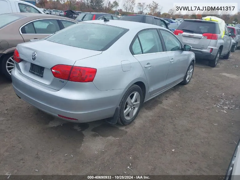 2013 Volkswagen Jetta 2.0L Tdi VIN: 3VWLL7AJ1DM441317 Lot: 40690933