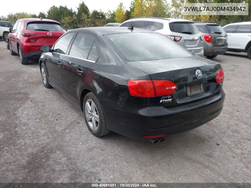 2013 Volkswagen Jetta 2.0L Tdi VIN: 3VWLL7AJ0DM434942 Lot: 40691581