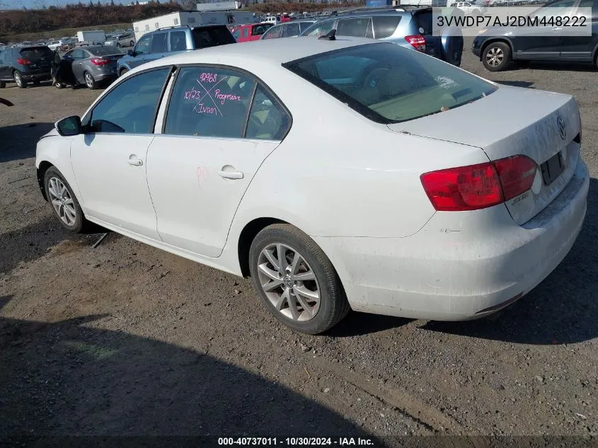 3VWDP7AJ2DM448222 2013 Volkswagen Jetta 2.5L Se