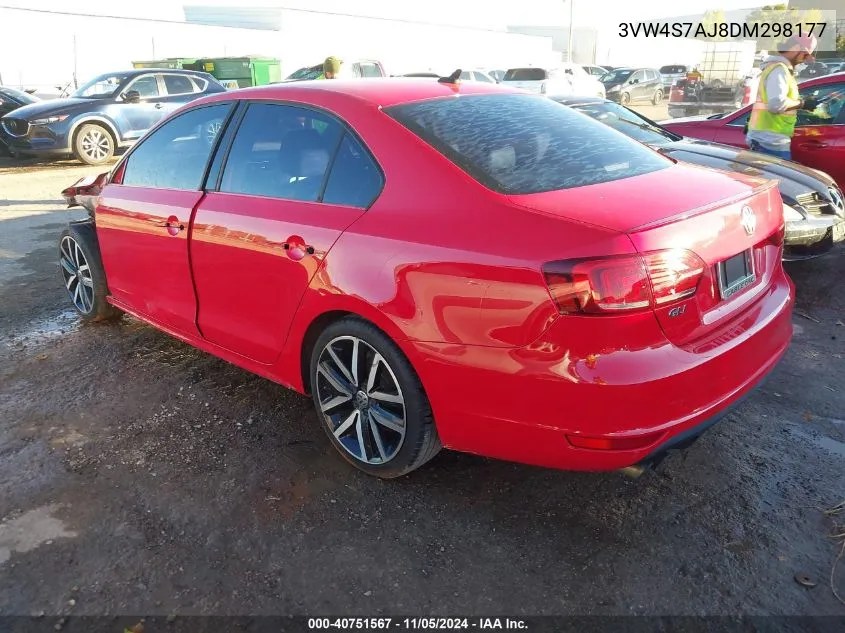 2013 Volkswagen Gli Autobahn VIN: 3VW4S7AJ8DM298177 Lot: 40751567