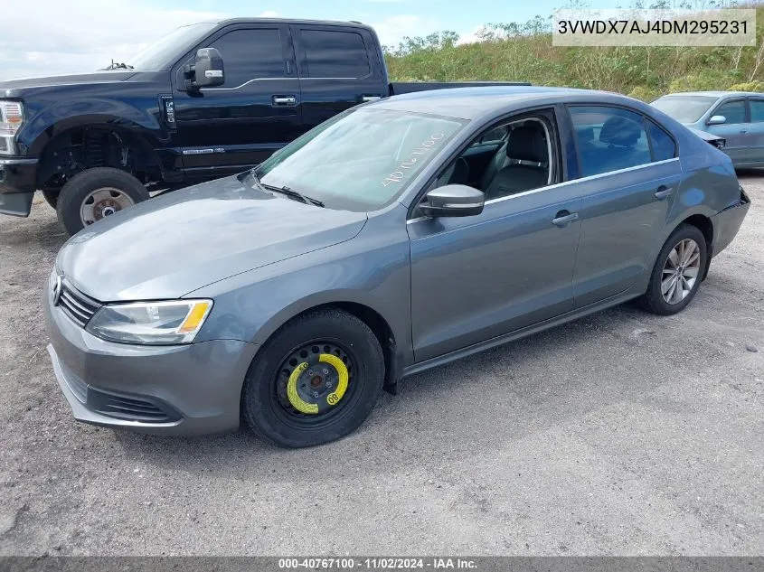 2013 Volkswagen Jetta 2.5L Se VIN: 3VWDX7AJ4DM295231 Lot: 40767100