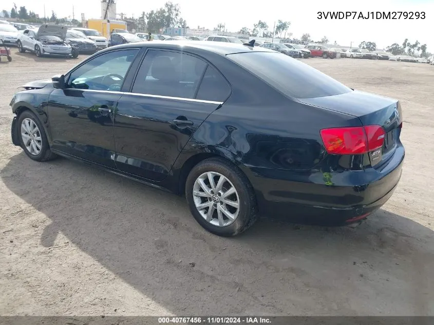 2013 Volkswagen Jetta Se W/Convenience VIN: 3VWDP7AJ1DM279293 Lot: 40767456