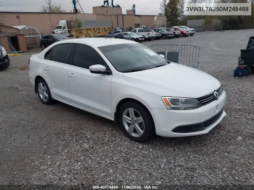 2013 Volkswagen Jetta 2.0L Tdi VIN: 3VW3L7AJ5DM248488 Lot: 40774468