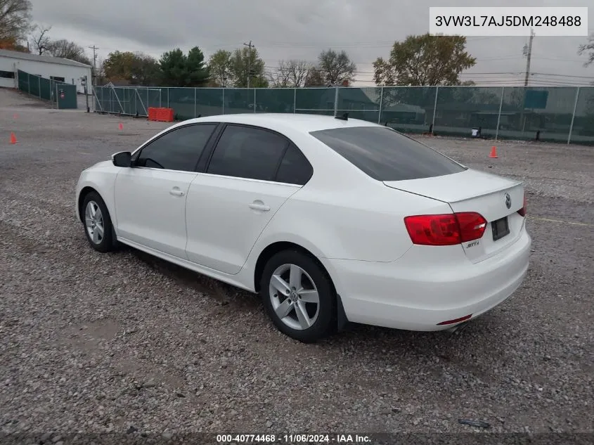 2013 Volkswagen Jetta 2.0L Tdi VIN: 3VW3L7AJ5DM248488 Lot: 40774468