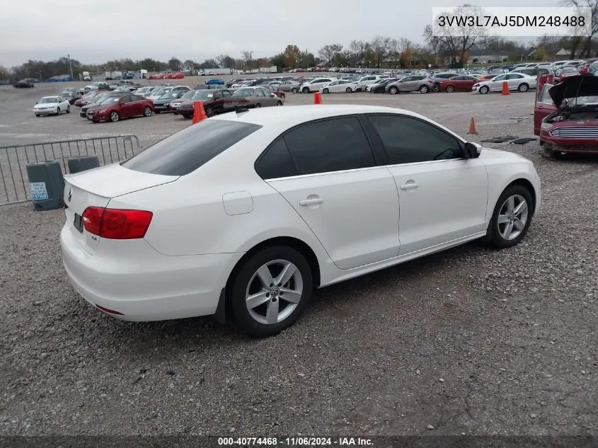 2013 Volkswagen Jetta 2.0L Tdi VIN: 3VW3L7AJ5DM248488 Lot: 40774468