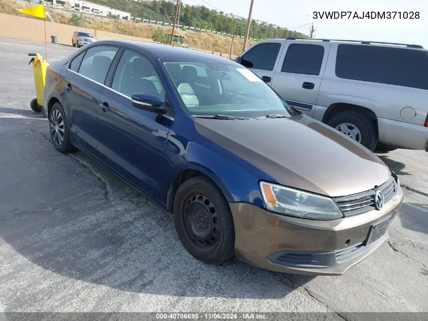 2013 Volkswagen Jetta Se VIN: 3VWDP7AJ4DM371028 Lot: 40786695