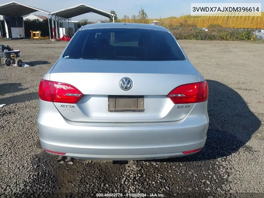 2013 Volkswagen Jetta 2.5L Se VIN: 3VWDX7AJXDM396614 Lot: 40802770