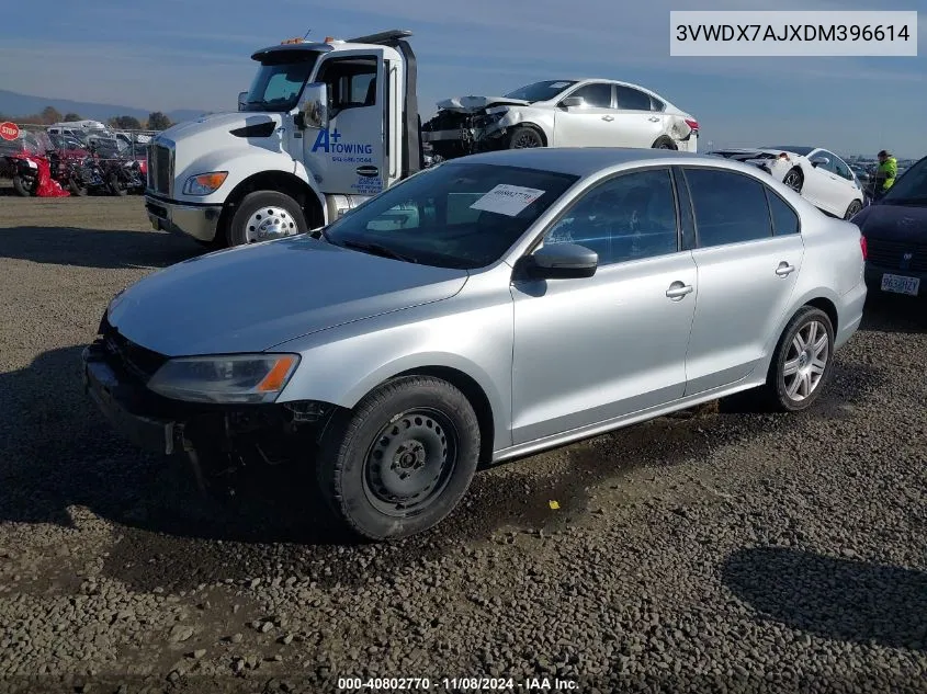 2013 Volkswagen Jetta 2.5L Se VIN: 3VWDX7AJXDM396614 Lot: 40802770