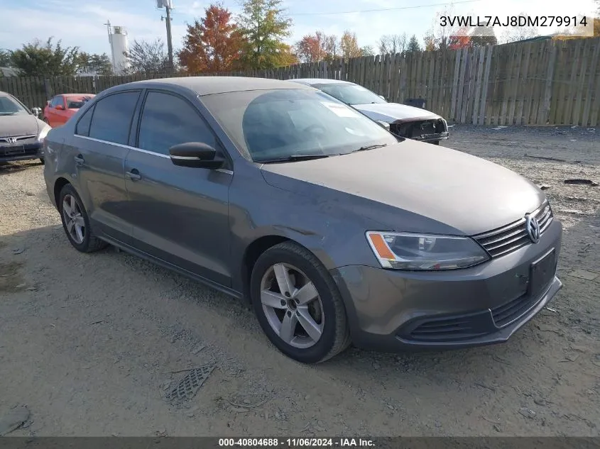 2013 Volkswagen Jetta 2.0L Tdi VIN: 3VWLL7AJ8DM279914 Lot: 40804688