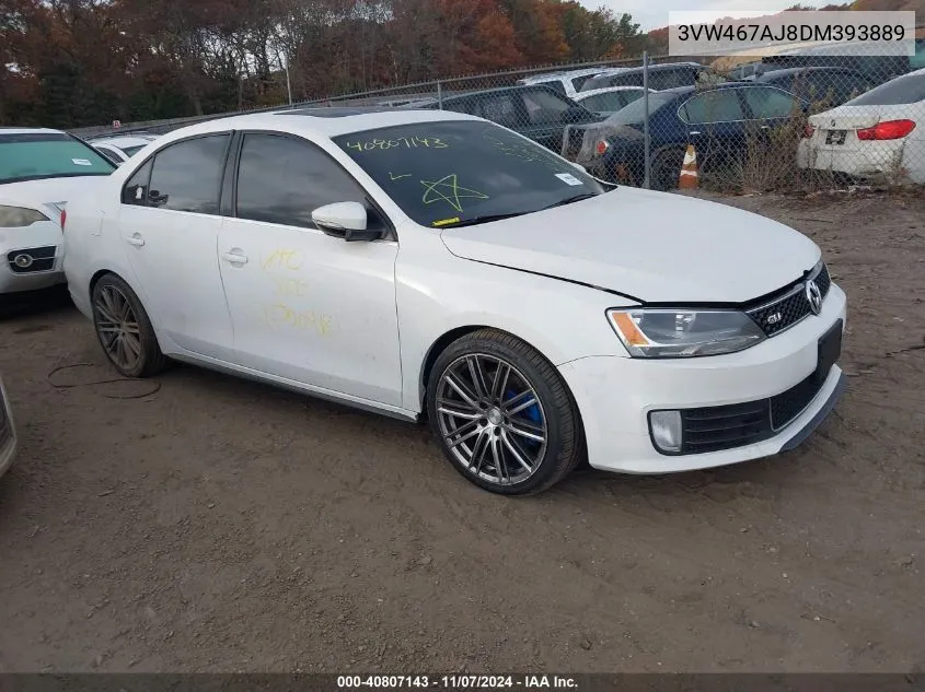 2013 Volkswagen Gli Autobahn VIN: 3VW467AJ8DM393889 Lot: 40807143