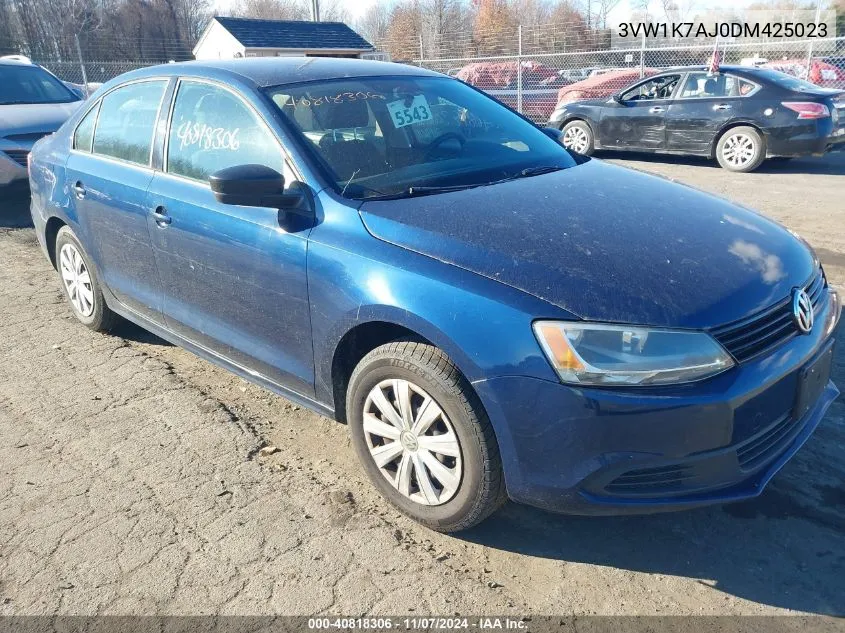 2013 Volkswagen Jetta 2.0L S VIN: 3VW1K7AJ0DM425023 Lot: 40818306