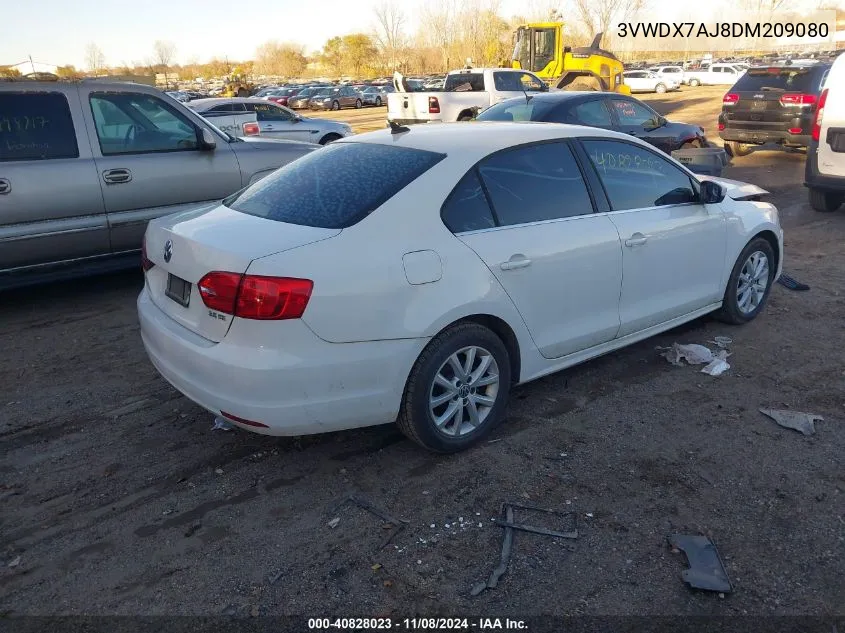 2013 Volkswagen Jetta 2.5L Se VIN: 3VWDX7AJ8DM209080 Lot: 40828023