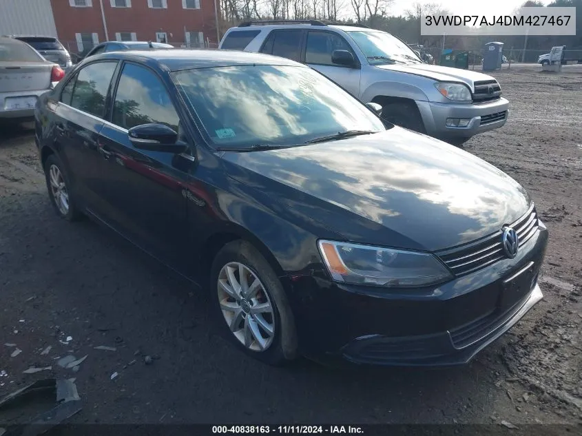 2013 Volkswagen Jetta 2.5L Se VIN: 3VWDP7AJ4DM427467 Lot: 40838163