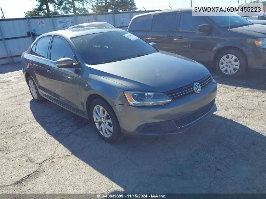 2013 Volkswagen Jetta 2.5L Se VIN: 3VWDX7AJ6DM455223 Lot: 40839899