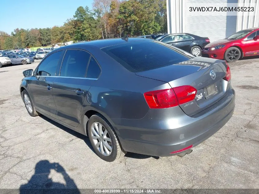 2013 Volkswagen Jetta 2.5L Se VIN: 3VWDX7AJ6DM455223 Lot: 40839899