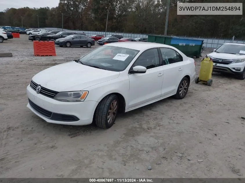 2013 Volkswagen Jetta 2.5L Se VIN: 3VWDP7AJ1DM254894 Lot: 40867697