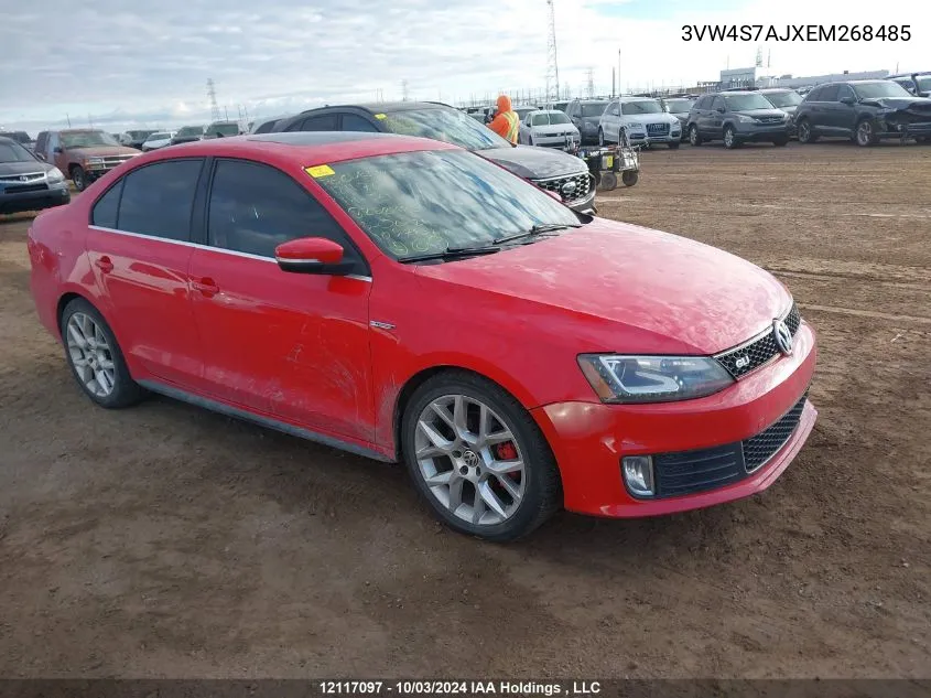 3VW4S7AJXEM268485 2014 Volkswagen Jetta Gli