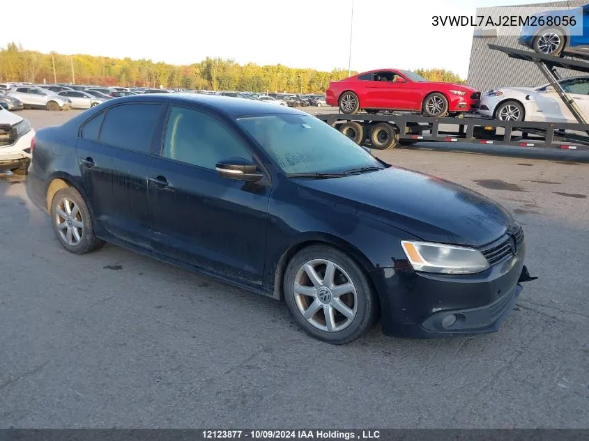 2014 Volkswagen Jetta Tdi VIN: 3VWDL7AJ2EM268056 Lot: 12123877