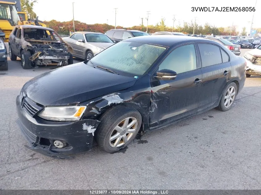 2014 Volkswagen Jetta Tdi VIN: 3VWDL7AJ2EM268056 Lot: 12123877