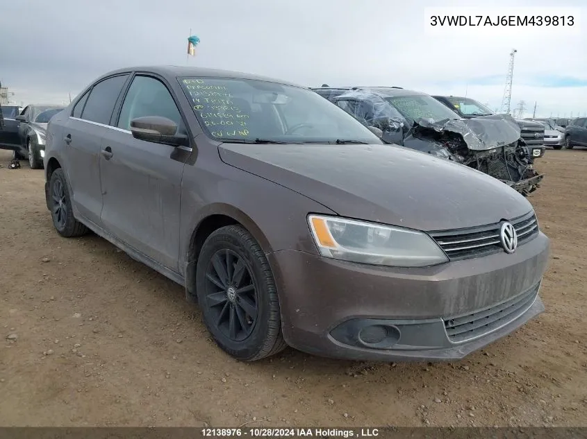 3VWDL7AJ6EM439813 2014 Volkswagen Jetta Sedan