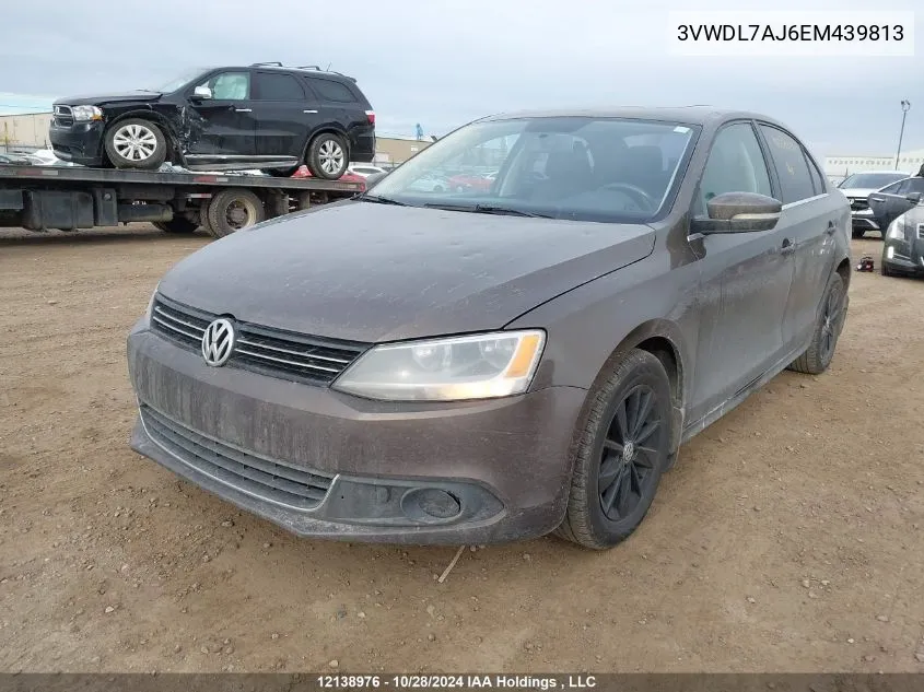 3VWDL7AJ6EM439813 2014 Volkswagen Jetta Sedan