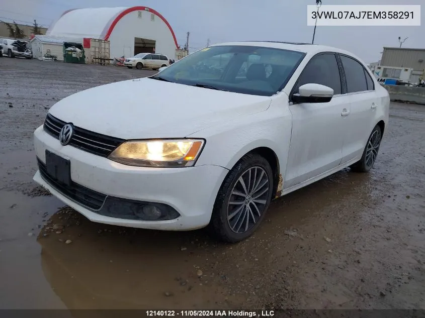 3VWL07AJ7EM358291 2014 Volkswagen Jetta Sedan