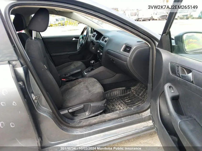 3VW2K7AJ2EM265149 2014 Volkswagen Jetta 2.0