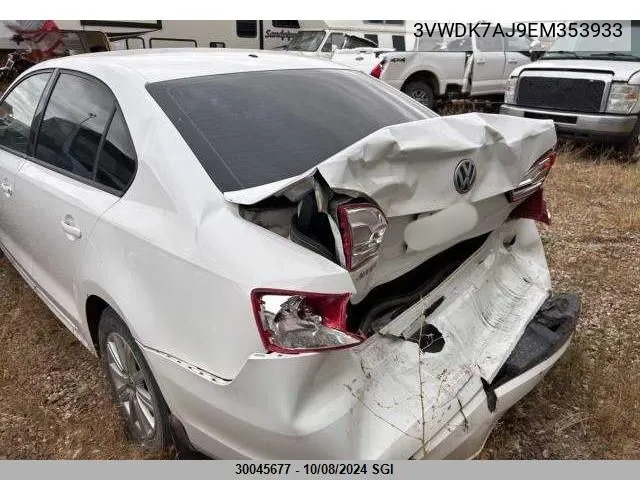 3VWDK7AJ9EM353933 2014 Volkswagen Jetta Se