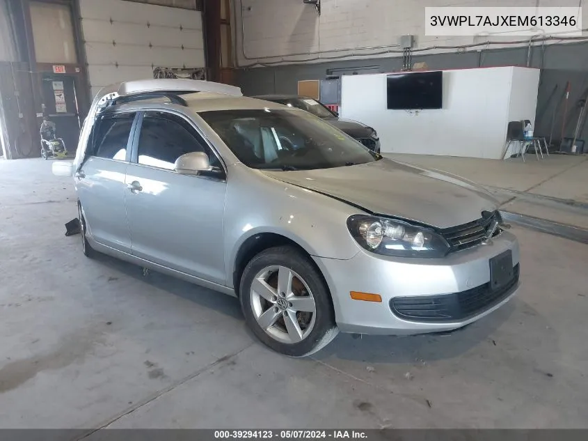 3VWPL7AJXEM613346 2014 Volkswagen Jetta Sportwagen 2.0L Tdi