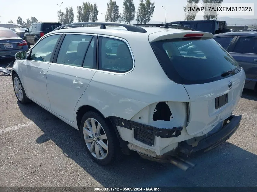 3VWPL7AJXEM612326 2014 Volkswagen Jetta Sportwagen 2.0L Tdi