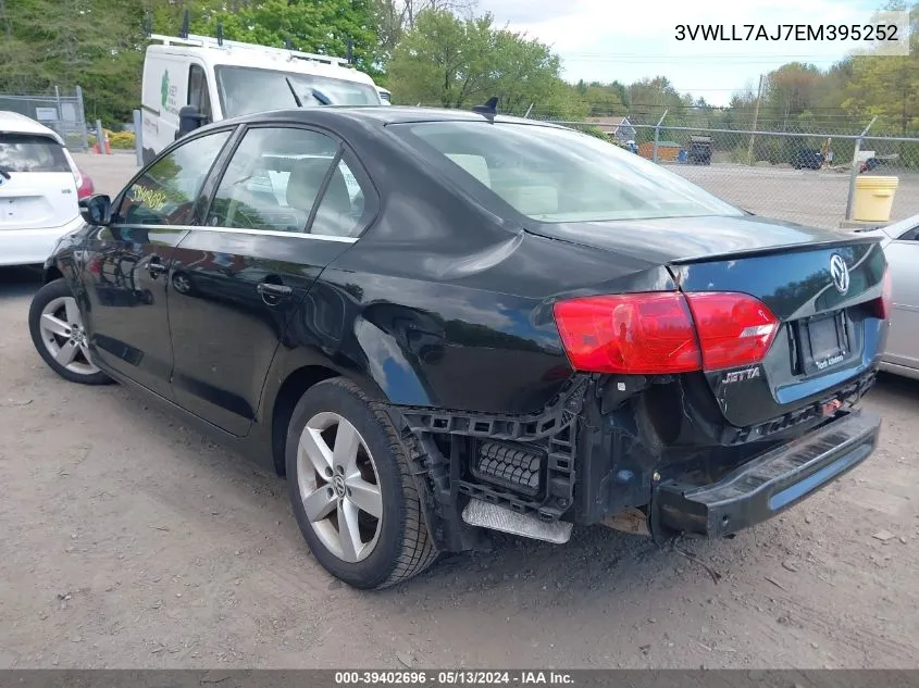 2014 Volkswagen Jetta 2.0L Tdi VIN: 3VWLL7AJ7EM395252 Lot: 39402696