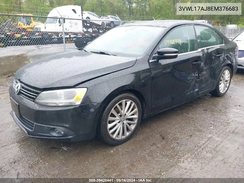 3VWL17AJ8EM376683 2014 Volkswagen Jetta 1.8T Sel