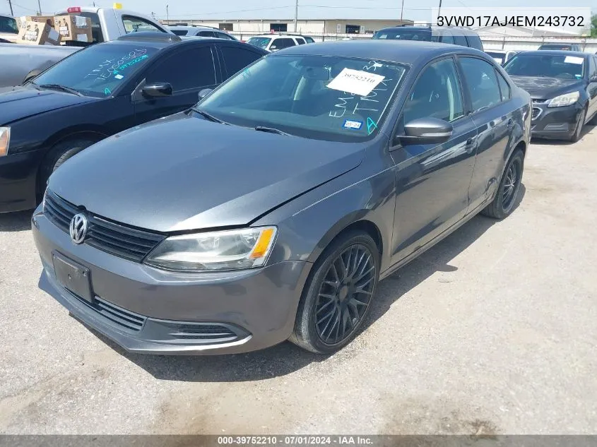 3VWD17AJ4EM243732 2014 Volkswagen Jetta 1.8T Se