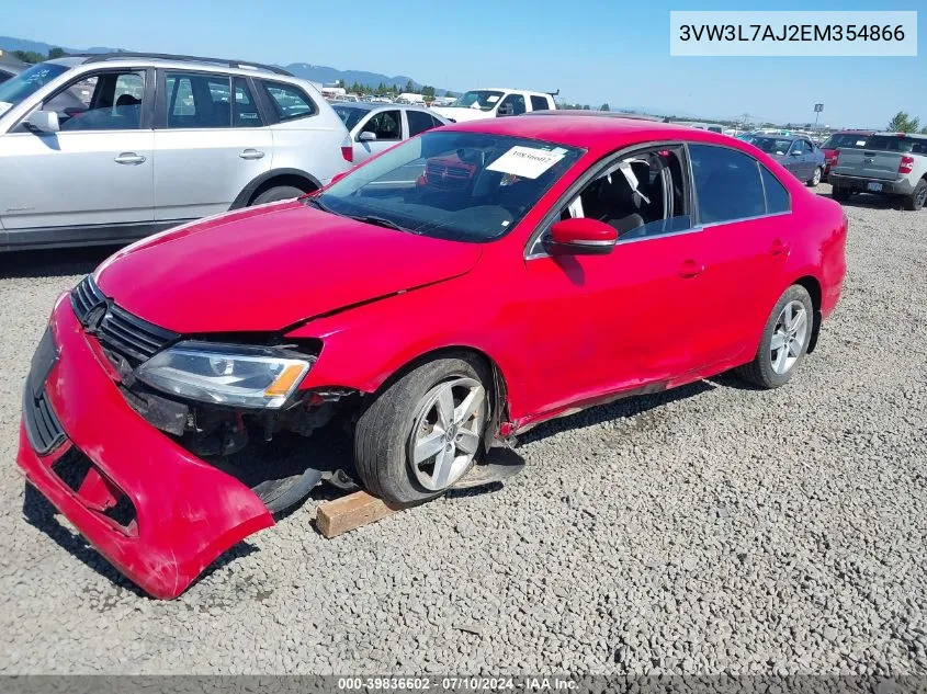 3VW3L7AJ2EM354866 2014 Volkswagen Jetta 2.0L Tdi