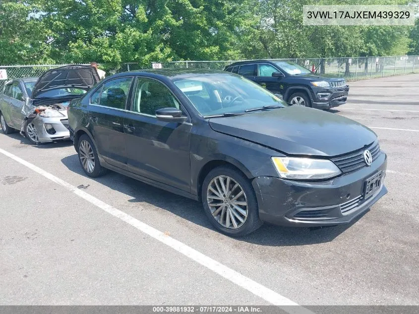 2014 Volkswagen Jetta 1.8T Sel VIN: 3VWL17AJXEM439329 Lot: 39881932