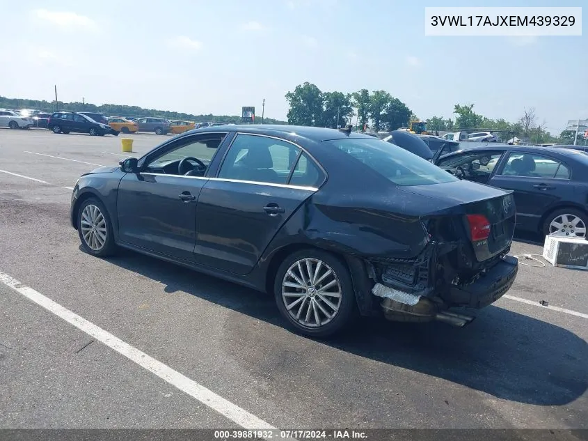 3VWL17AJXEM439329 2014 Volkswagen Jetta 1.8T Sel