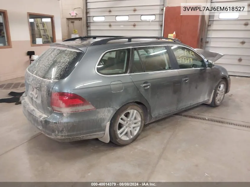 3VWPL7AJ6EM618527 2014 Volkswagen Jetta Sportwagen 2.0L Tdi