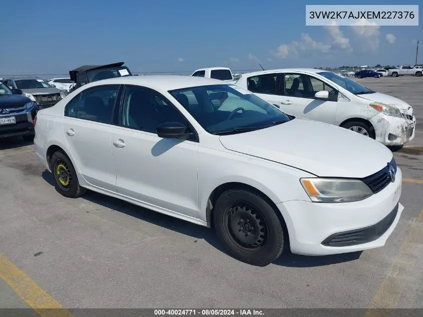 3VW2K7AJXEM227376 2014 Volkswagen Jetta 2.0L S