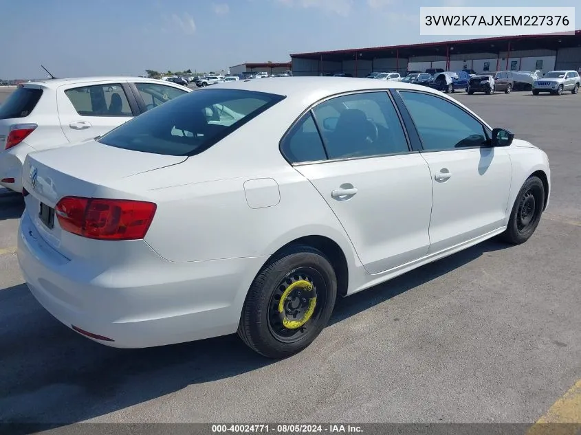 3VW2K7AJXEM227376 2014 Volkswagen Jetta 2.0L S