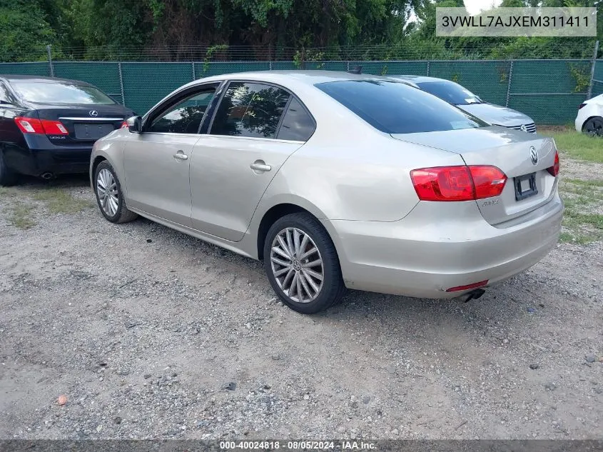 2014 Volkswagen Jetta 2.0L Tdi VIN: 3VWLL7AJXEM311411 Lot: 40024818