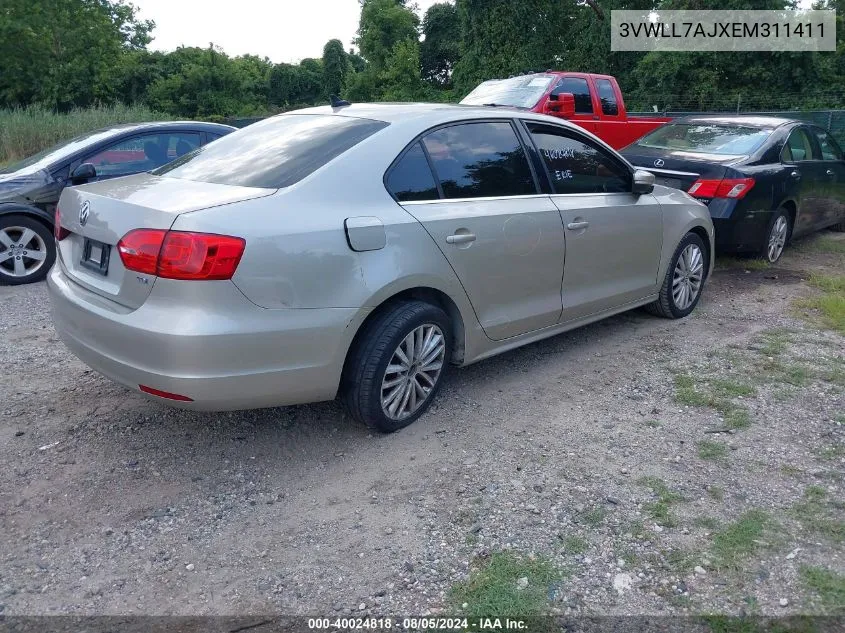 2014 Volkswagen Jetta 2.0L Tdi VIN: 3VWLL7AJXEM311411 Lot: 40024818