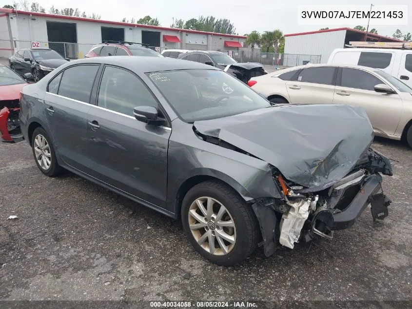 3VWD07AJ7EM221453 2014 Volkswagen Jetta 1.8T Se