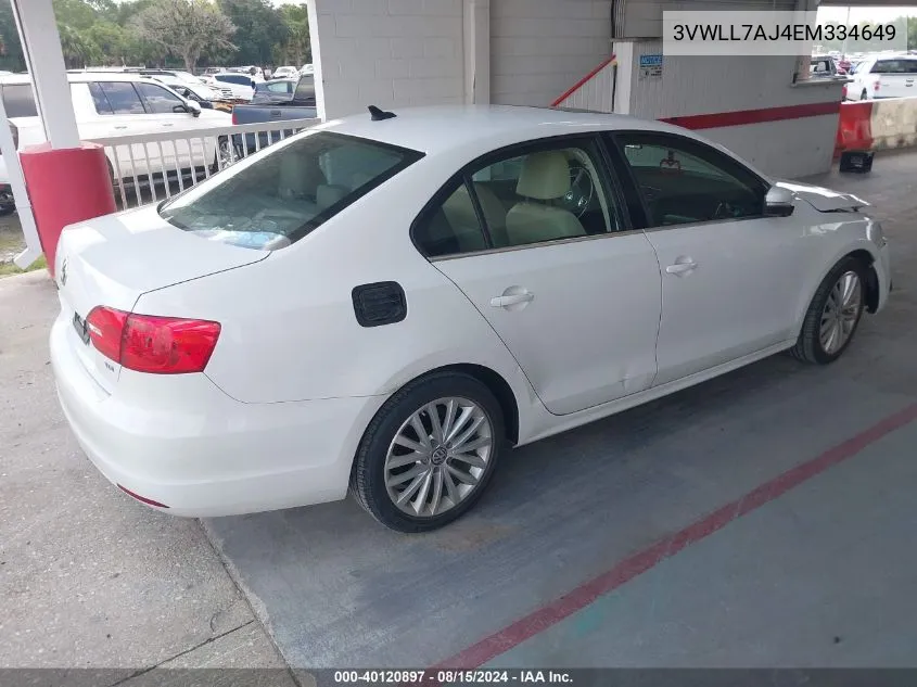 3VWLL7AJ4EM334649 2014 Volkswagen Jetta Tdi