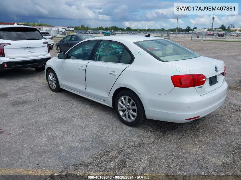 3VWD17AJ9EM407881 2014 Volkswagen Jetta 1.8T Se