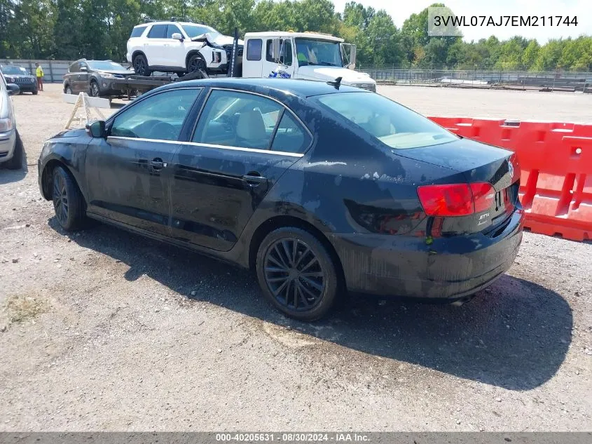 3VWL07AJ7EM211744 2014 Volkswagen Jetta 1.8T Sel