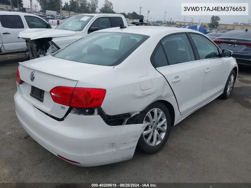 3VWD17AJ4EM376653 2014 Volkswagen Jetta 1.8T Se