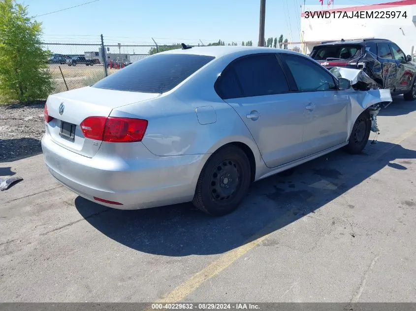 2014 Volkswagen Jetta 1.8T Se VIN: 3VWD17AJ4EM225974 Lot: 40229632